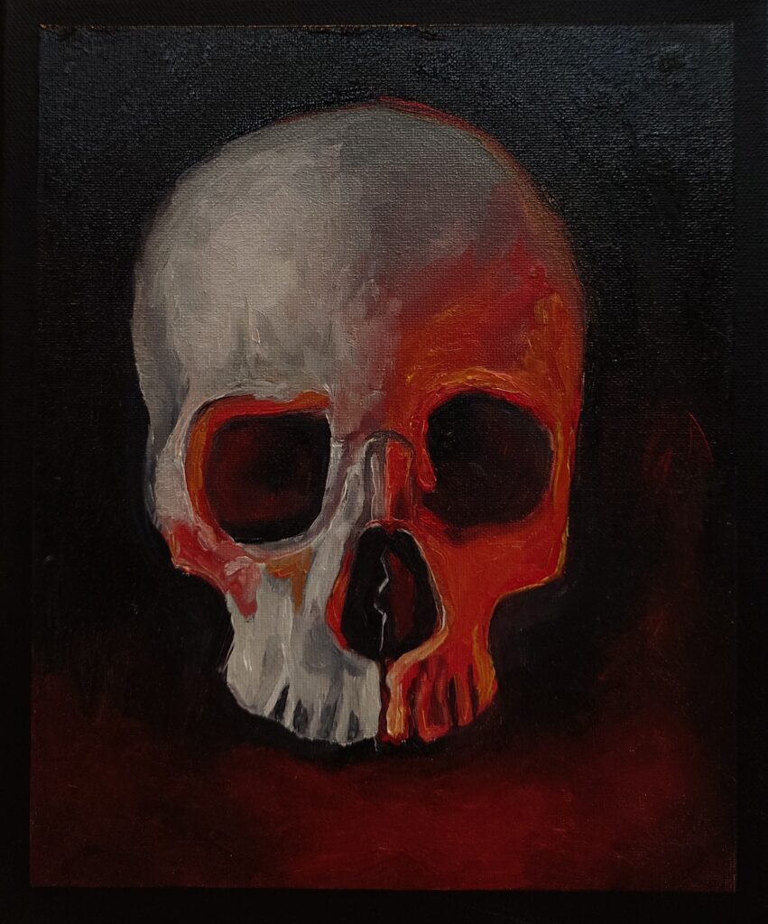 “LUMOTTU KALLO”
25×30 cm
Öljy 2025 Myyty (200 €)
