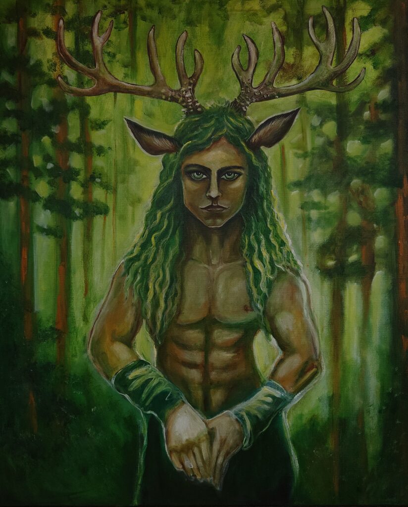 12. “PEUROJEN HALTIJA”
100×81 cm
Akryyli 2025
250 €